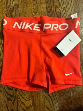 Nike Red Pro Short Performance Shorts